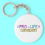 PRO-LIFE CANADIAN keychains