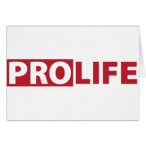 Pro Life cards