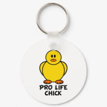 Pro Life Chick keychains by chicktshirts8 Pro Life Chick keychains