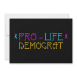 Pro-Life Democrat Personalized Announcement