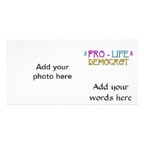 Pro-Life Democrat Photo Card