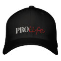 Pro Life embroidered hats
