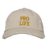 Pro Life Embroidered Baseball Cap