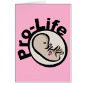 Pro-Life Fetus Design cards