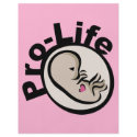 Pro-Life Fetus Design flyers