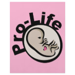 Pro-Life Fetus Design flyers