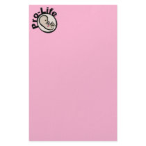 Pro-Life Fetus Design Customized Stationery