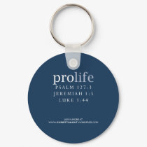 Pro Life Keychain