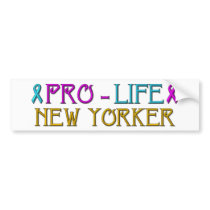Pro-Life New Yorker Bumper Stickers