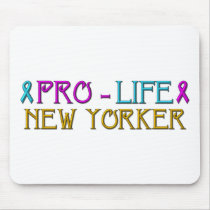 Pro-Life New Yorker Mouse Pads