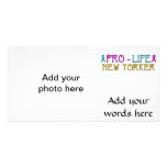 Pro-Life New Yorker Custom Photo Card