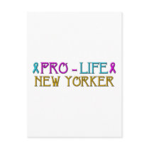 Pro-Life New Yorker Post Card