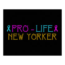 Pro-Life New Yorker Print - Poster