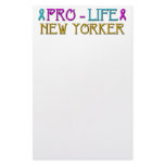Pro-Life New Yorker Stationery