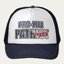 Pro-Life Patriot hats