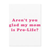 Pro Life postcards