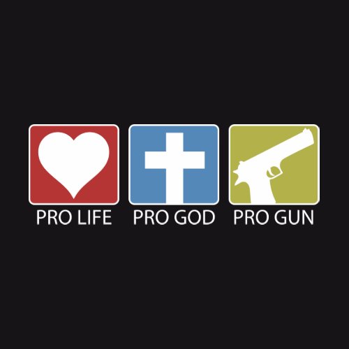 Pro Life, Pro God, Pro Gun shirt