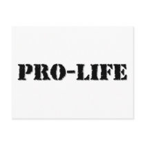 More Pro-Life (rs) Post Cards Zazzle Postcards gift ideas Pro-Life (rs) Post Cards Zazzle Postcards