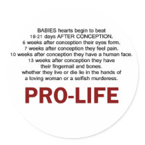 Pro-Life stickers by heavyequipment Pro-Life stickers