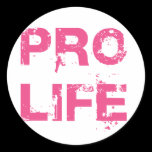 Pro Life stickers