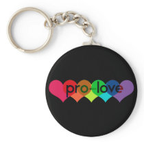 Pro Love say no to prop 8 h8 Keychains