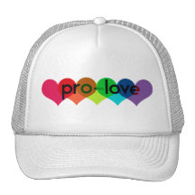 Pro Love say no to prop 8 h8 Trucker Hats