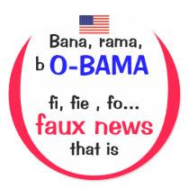 Pro Obama and anti-false reporting stickers by CookerBoy Pro Obama and anti-false reporting stickers
