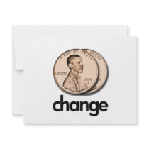 PRO OBAMA CHANGE invitations