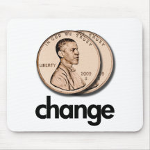 PRO OBAMA CHANGE MOUSE PADS