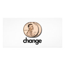 PRO OBAMA CHANGE PHOTO CARD