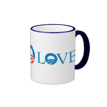 Pro-Obama - LOVE -- Coffee Mug