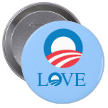 Pro-Obama - LOVE -- Pin