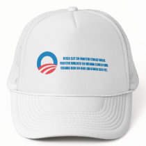 Pro-Obama - MARTIN WALKED SO OBAMA COULD RUN Trucker Hat