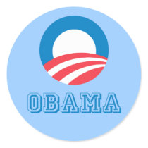 Pro-Obama - OBAMA TEAM Round Stickers