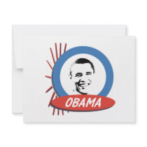 Pro-Obama Retro Gifts invitations by ObamaThings Pro-Obama Retro Gifts invitations
