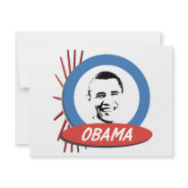 Pro-Obama Retro Gifts invitations by ObamaThings Pro-Obama Retro Gifts invitations