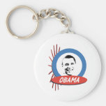 Pro-Obama Retro Gifts Keychain