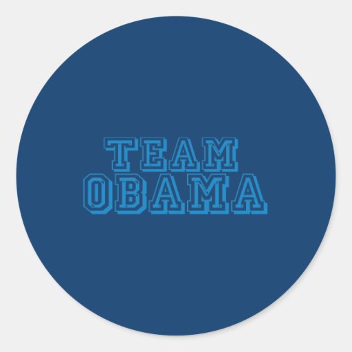 Pro-Obama - TEAM OBAMA Sticker