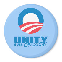 Pro-Obama - UNITY OVER DIVISION Fridge Magnet