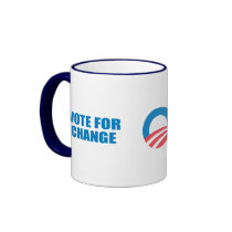 Pro-Obama - VOTE FOR CHANGE Coffee Mugs