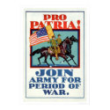 Pro Patria! Join the Army (US02096A) posters by Hoover Pro Patria! Join the Army (US02096A) posters