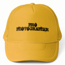 PRO PHOTOGRAPHER Hat by MichaelFelix PRO PHOTOGRAPHER Hat