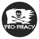 "Pro Pirate" sticker