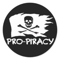 "Pro Pirate" sticker
