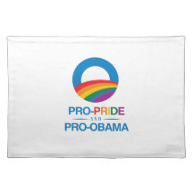 PRO-PRIDE AND PRO-OBAMA -.png Place Mat