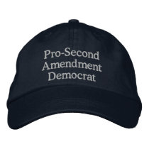 Pro-Second Amendment Democrat Hat embroidered hats by ArmedLeft Pro-Second Amendment Democrat Hat embroidered hats