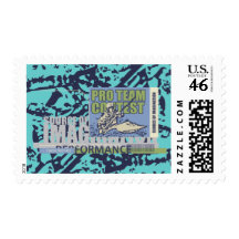 Pro Team Kayaking T-shirts and Gifts Postage Stamp