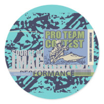 Pro Team Kayaking T-shirts and Gifts stickers by HotGraphicTshirts Pro Team Kayaking T-shirts and Gifts stickers