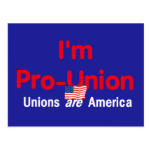 Pro Union Postcard