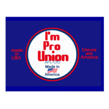 Pro Union Postcard